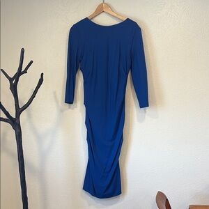Nicole Miller Elegant Blue Women's Dress Size Large